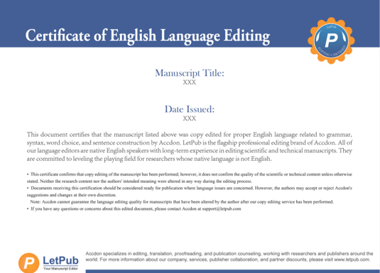 language editing certification