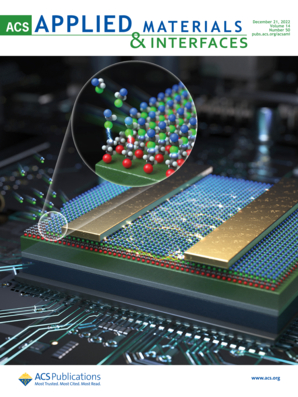 LetPub Journal Cover Design Service Art Sample, ACS Applied Materials & Interfaces Cover 5